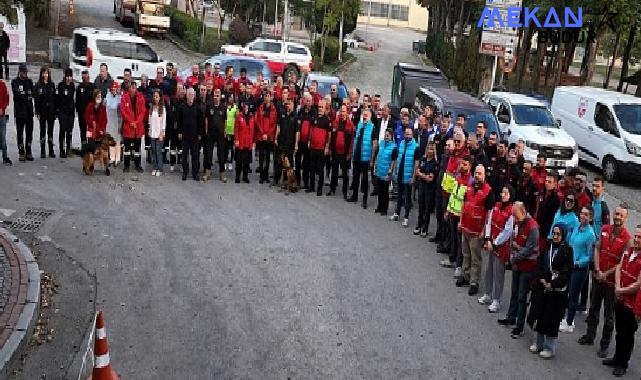 Kocaeli’den Söğüt’e afet tatbikatı konvoyu