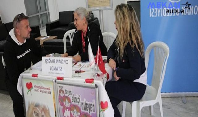 Konak’ta organ bağışı farkındalığı için stant kuruldu