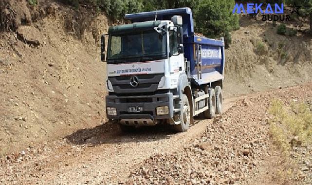 Manavgat’ı Konya’ya bağlayan yolda çalışmalar sürüyor