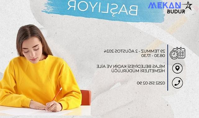 Milas Belediyesi gençlerin geleceğine katkıda bulunmak ve eğitim süreçlerine destek olmak için çalışmalar gerçekleştiriyor