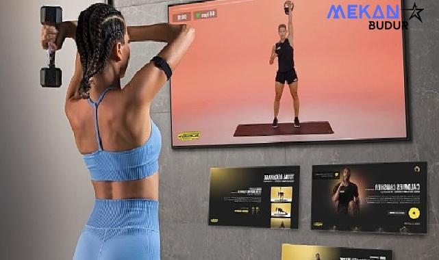 Samsung TV’lerde sunulan evde fitness deneyimi Technogym egzersizleriyle zenginleşiyor