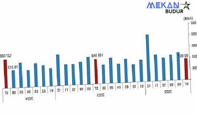 Tüik: Türkiye genelinde Temmuz ayında 127 bin 88 konut satıldı