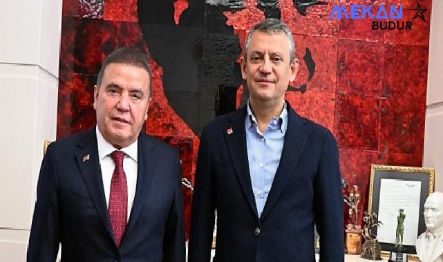 Başkan Böcek’ten CHP Lideri Özel’e ziyaret