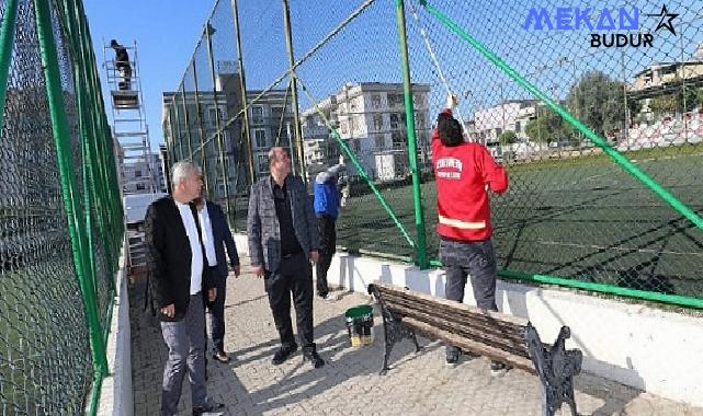 Başkan Çiçek Talimatı Verdi Sahalar Yenileniyor