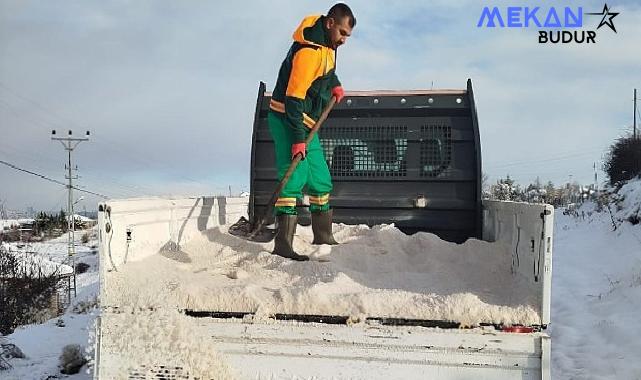 Çankaya Belediyesi’nden karla mücadele mesaisi