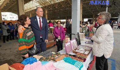 Gaziemir Belediyesi’nden kadınlara destek: El Emeği ve Satış Pazarı açıldı