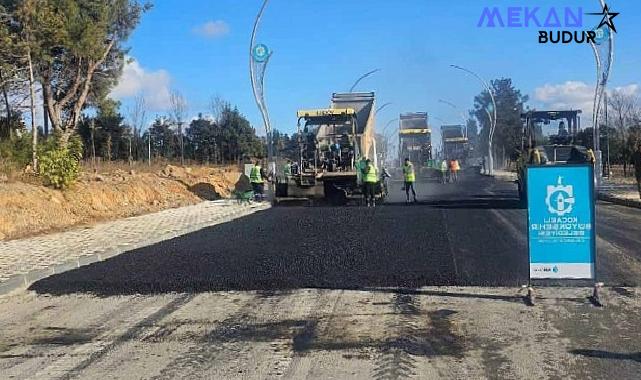 Gebze Millet Bahçesi otopark ve iç yollara asfalt