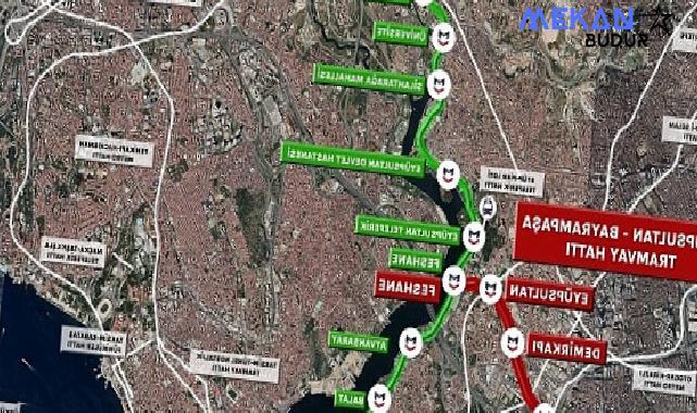 İstanbul’un Yeni Raylı Sistemi: Eyüpsultan – Bayrampaşa Tramvay Hattının Yapımı Sürüyor