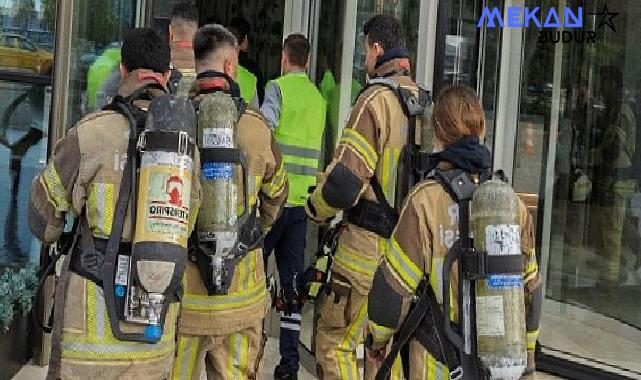 İzmir’in gökdelenler bölgesinde yangın tatbikatı