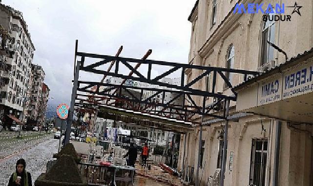 İzmit Eren Camii’ne yeni sundurma