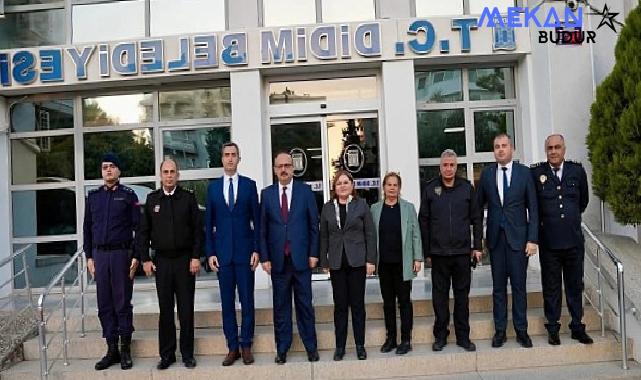 Muhtarlar İstişare Toplantısı için Didim’e gelen Aydın Valisi Yakup Canbolat, Didim Belediye Başkanı Hatice Gençay’ı ziyaret etti.