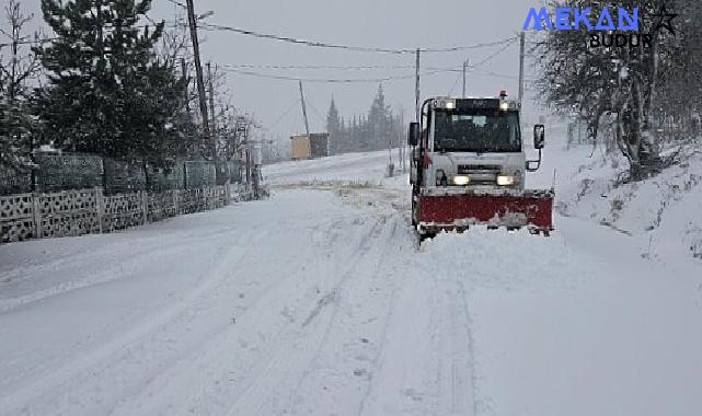 Osmangazi’de kar mesaisi başladı