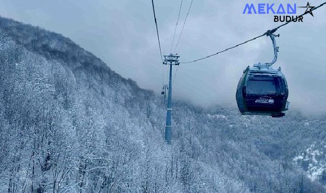 Teleferik keyfi kaldığı yerden