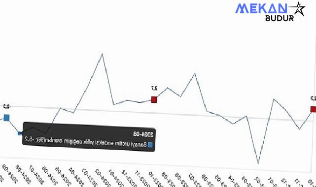 Tüik: Sanayi üretimi yıllık %3,1 azaldı