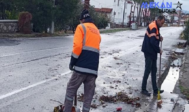 Yağmurun ardından dip bucak temizlik…